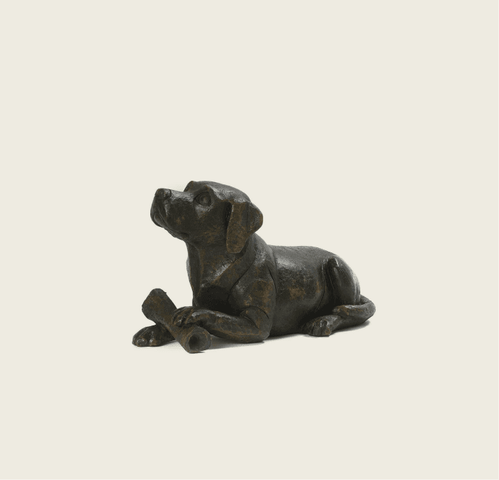 Dog with Bone Urn 4
