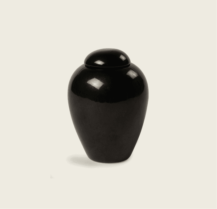 Serenity Glazed Porcelain Urn 1