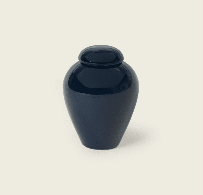 Serenity Glazed Porcelain Urn 3