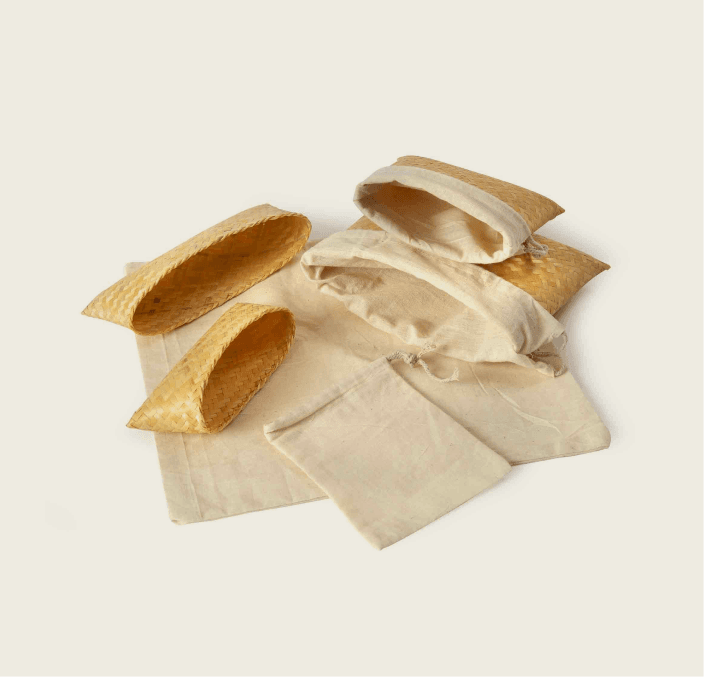 Woven Bamboo Scatter Pouch 2