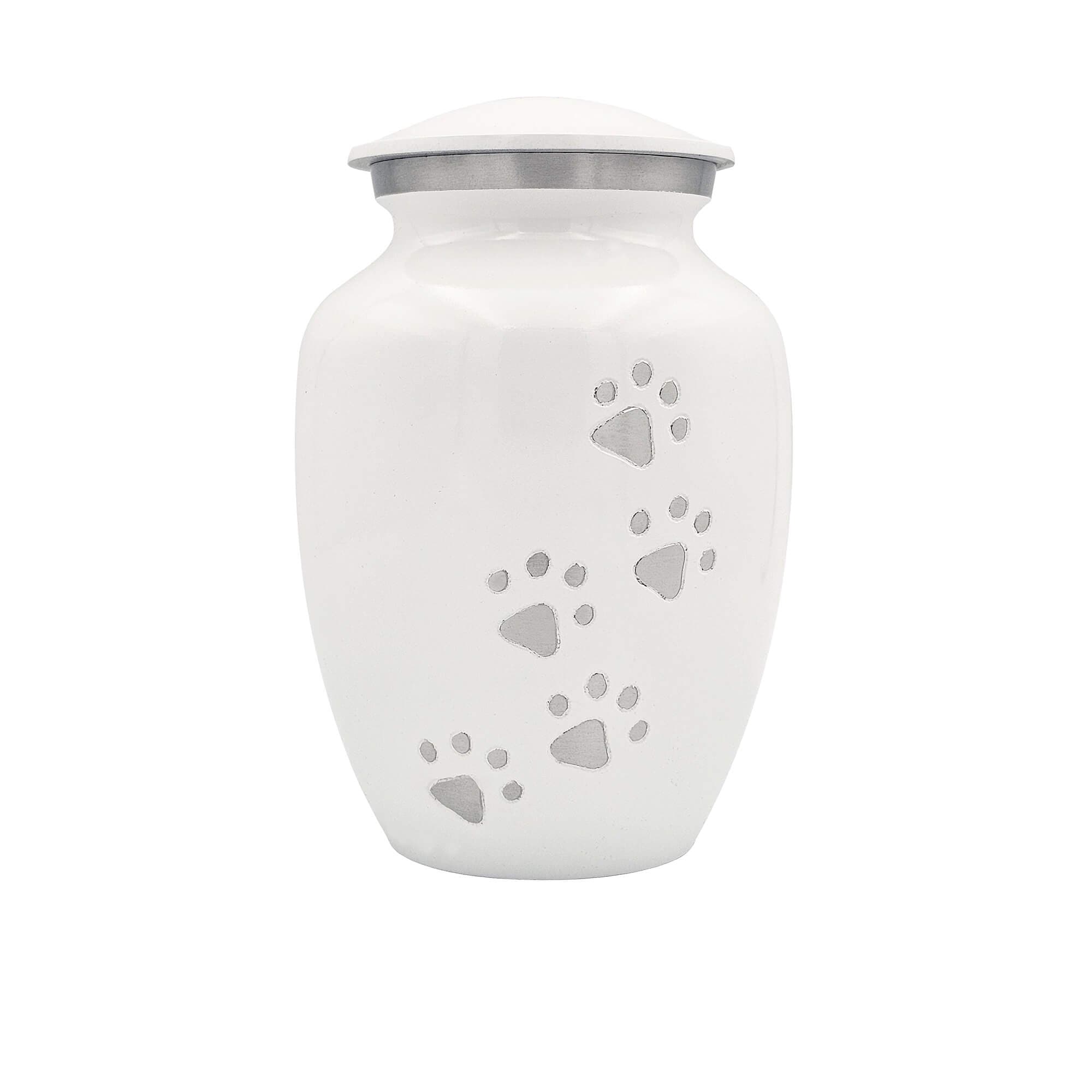 Running Paw Urn (White) 6