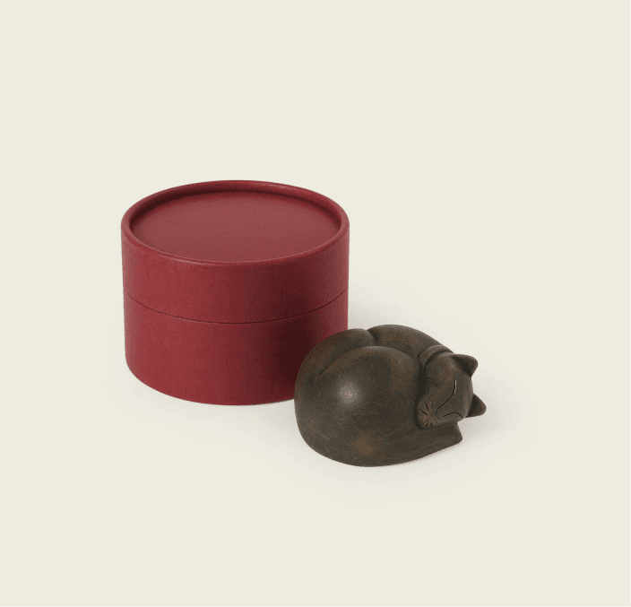 Sleeping Cat Keepsake Urn 3