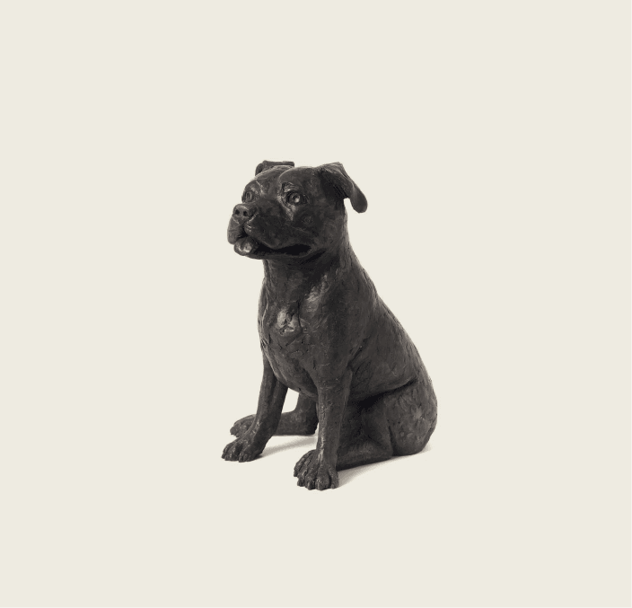 Staffordshire Bull Terrier Urn 4