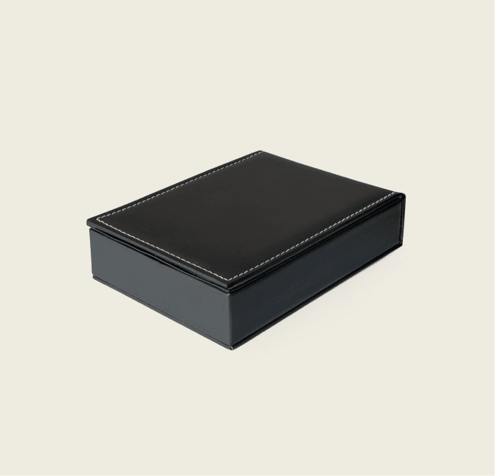 A Lasting Impression mounted in Black Faux Leather Photo Case 3