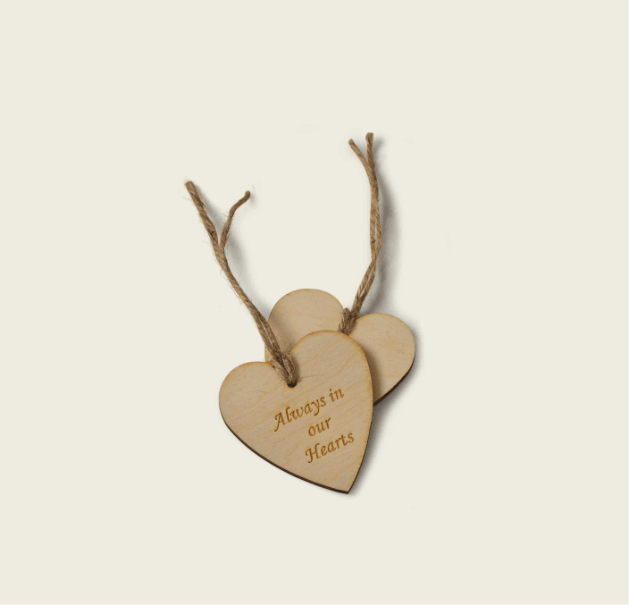 Heart Tag (Per Unique Design on One Side: Max 40)