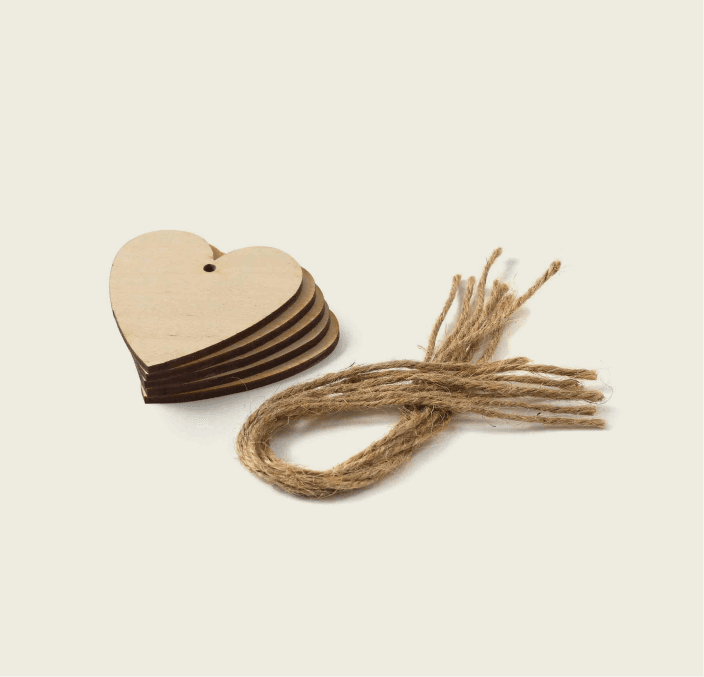 Heart Tag (Per Unique Design on One Side_ Max 40) 2