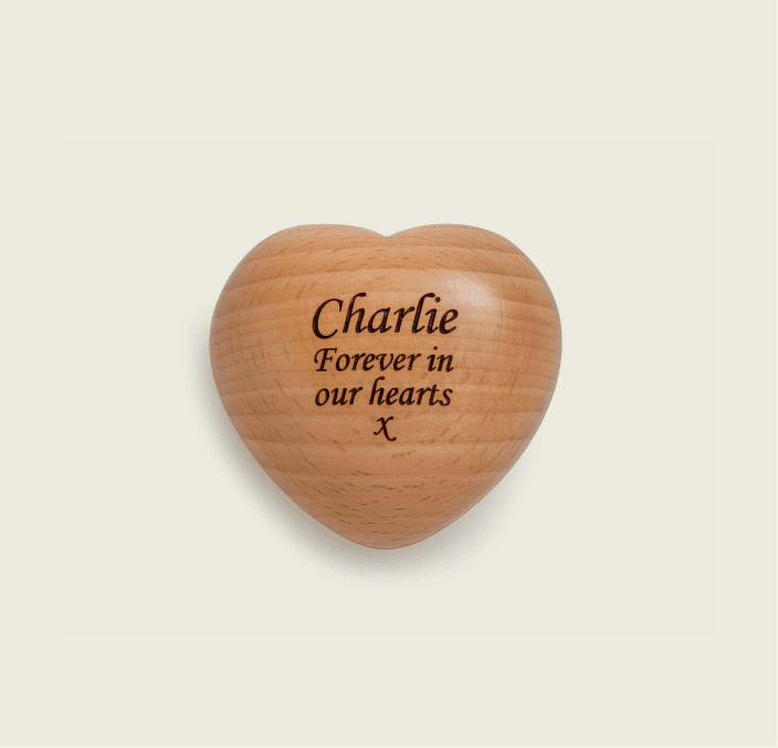 Tribute Heart Engraving (Per Side)