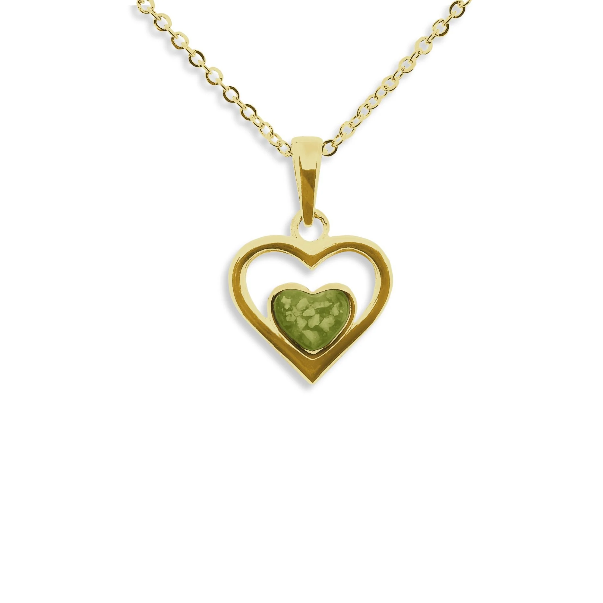 EverWith Ladies Comfort Memorial Ashes Pendant (9k Yellow Gold)